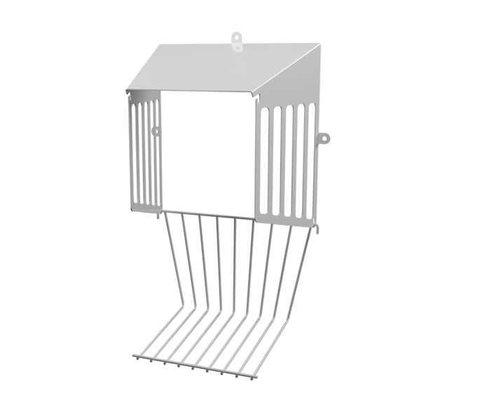 The Defender Access+ keeps wildlife out of your dryer vents. A drop-down gate opens for easy cleaning and maintenance.